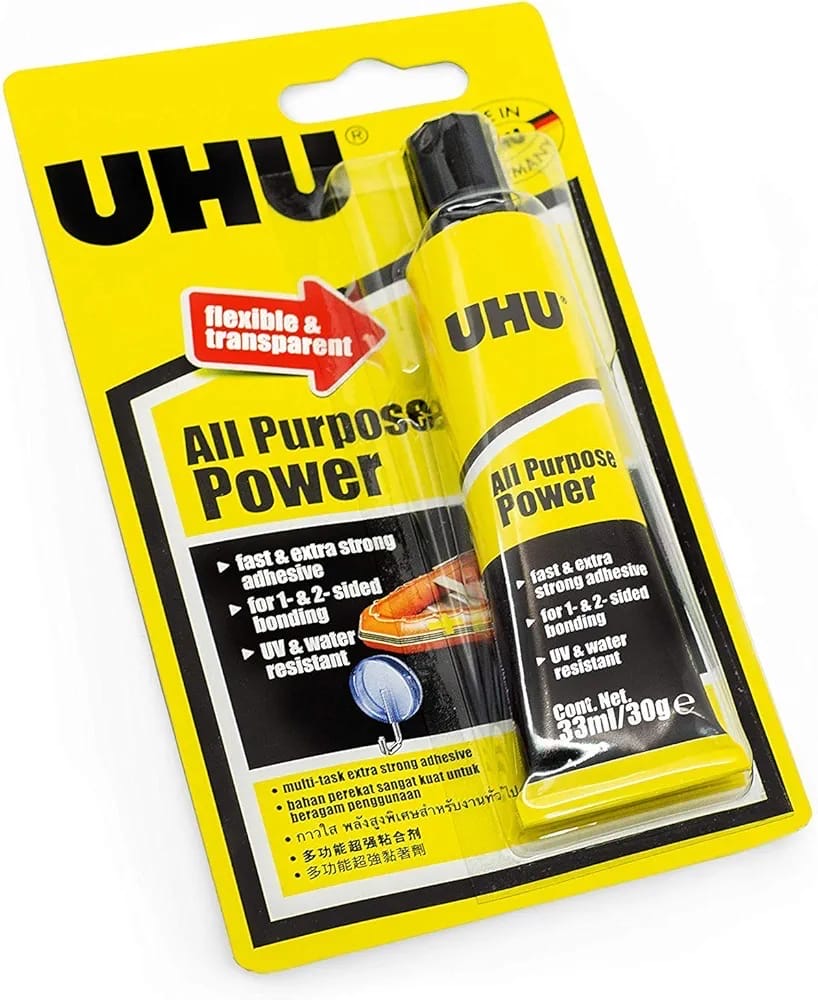 UHU All Purpose Power Glue || صمغ يوهو لاصق قوي لجميع الاستخدامات