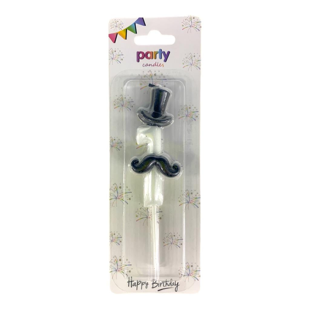 Mustache Shaped Candles || شمعة عيدميلاد شكل شنب