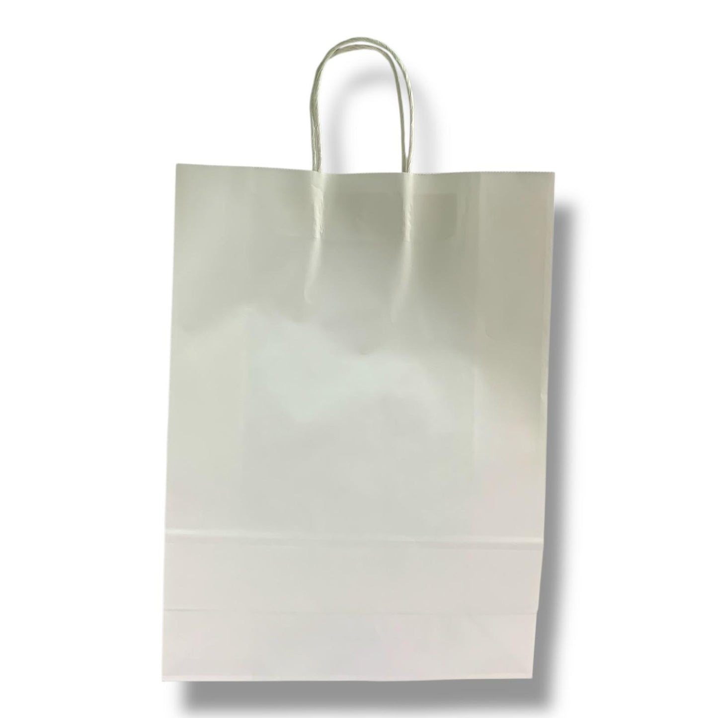 Gift Paper Bag 40 cm White || كيس هدايا حجم 40 سم أبيض