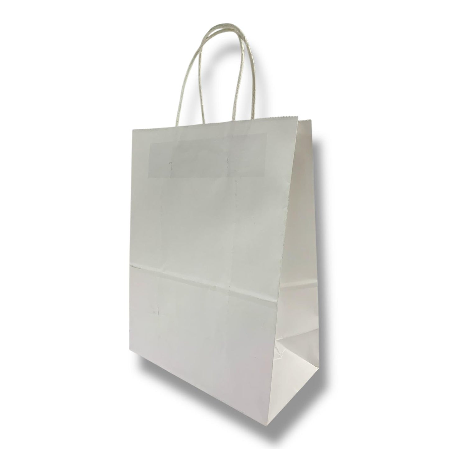 Gift Paper Bag 25 cm White || كيس هدايا حجم 25 سم أبيض