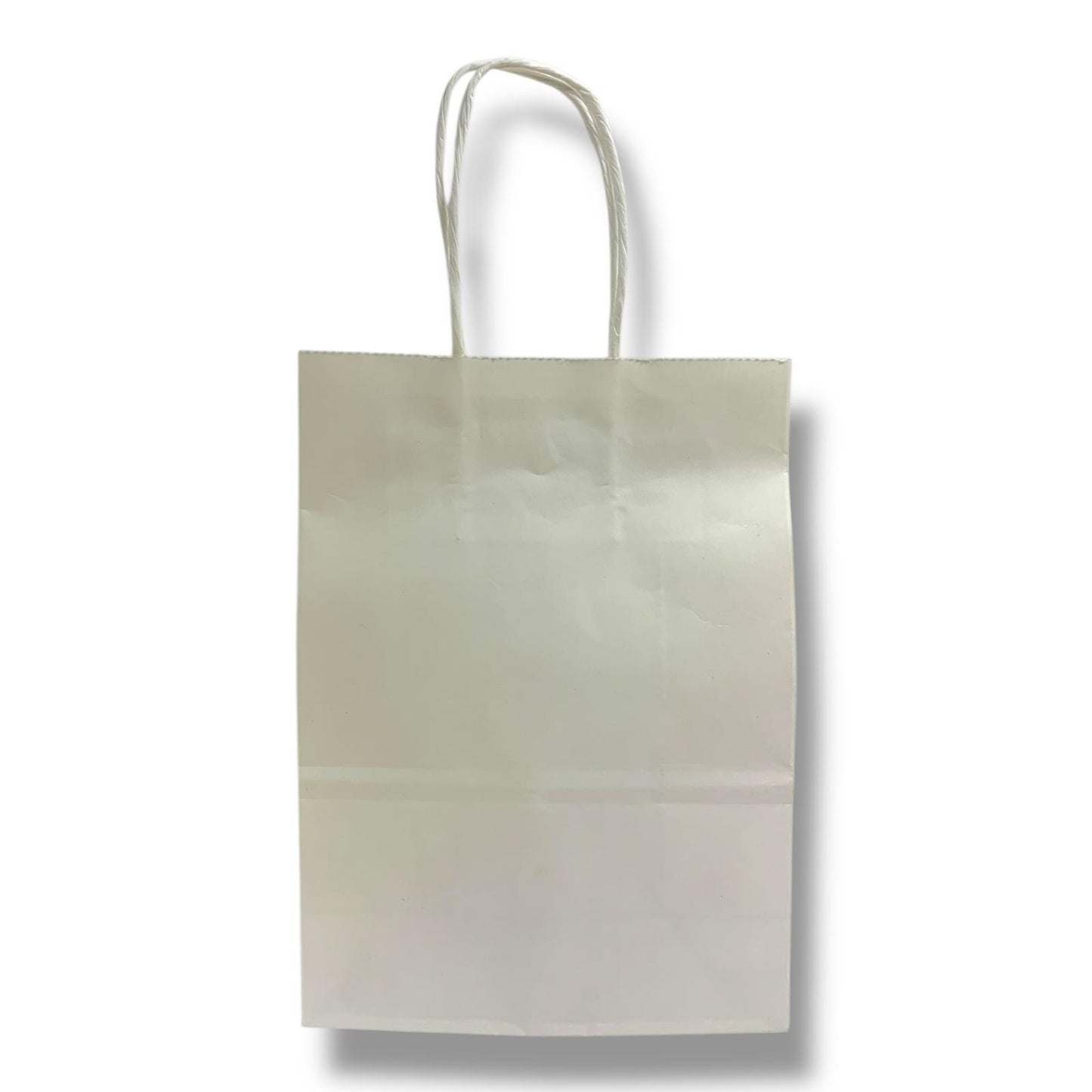 Gift Paper Bag 20 cm White || كيس هدايا حجم صغير 20 سم أبيض