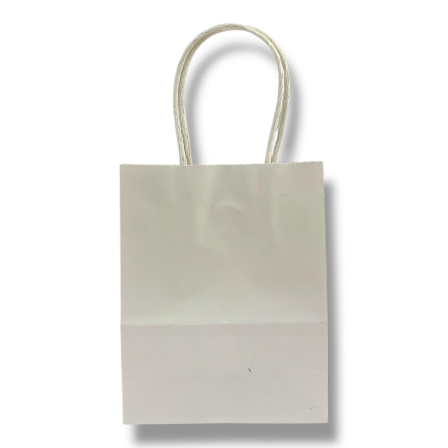 Gift Paper Bag 15 cm White || كيس هدايا حجم صغير 15 سم أبيض