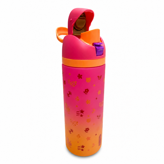 Water Bottle Rose Print Designs 850 ml #1 || مطارة ماء تصميم ورود 850 مل #1