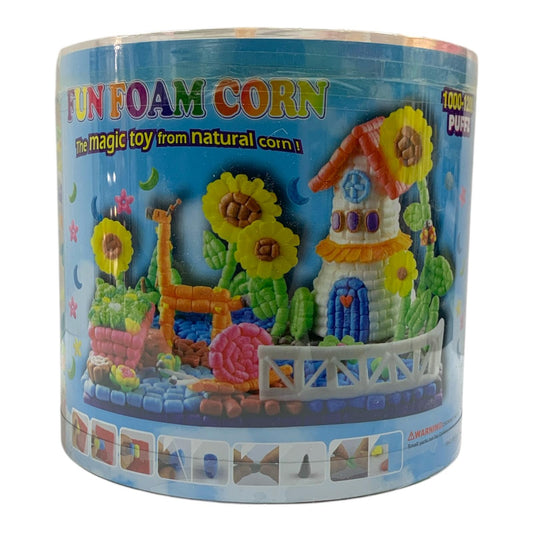 Fun Foam Corn 1000-1200 Puffs #3 || لعبة تركيب بف الذرة ١٠٠٠-١٢٠٠ حبة #٣