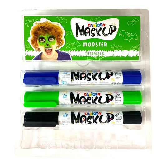 Carioca Mask Up Face Paint Monster Theme || الوان وجه كاريوكا ثيم المونستر