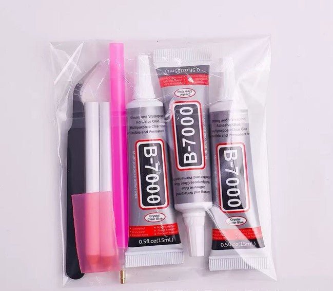 Bedazzling Crystals B-7000 Glue Set || مجموعة صمغ كريستالات بيدازلينغ بي-7000