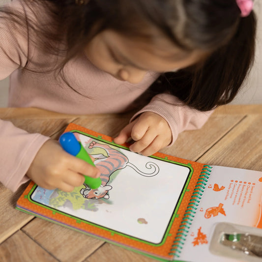 Melissa and Doug Water Water Reveal Pad Jungle || ميليسا آند دوج لوحة رسم بالقلم المائي الغابة