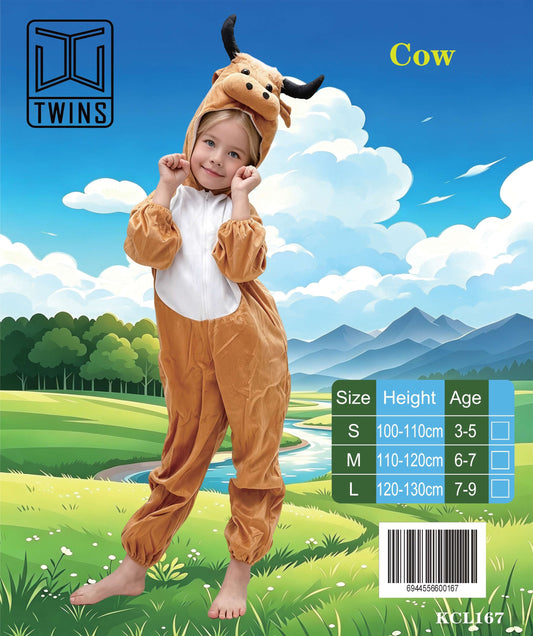 Brown Cow Hooded Costume || زي بقرة بني بغطاء رأس — supplier reference