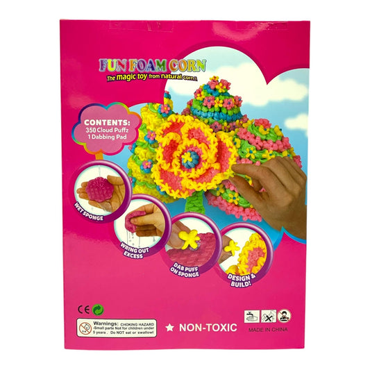 Fun Foam Corn 350 Pcs #1 || لعبة تركيب بف الذرة ٣٥٠ حبة #١