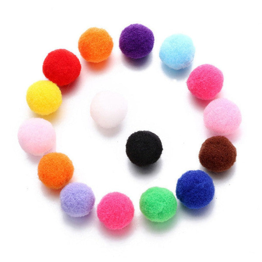 A&T Colored Cotton Pom Pom Balls || قطن ملون
