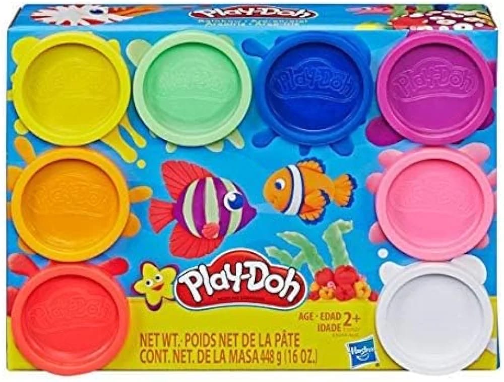 Play-Doh 8 Color Set || مجموعة طين بلاي دوه ٨ لون