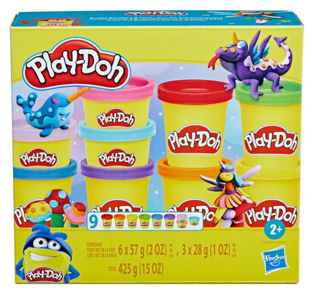Play-Doh Set 9 Colors || مجموعة طين صلصال بلاي دوه ٩ لون