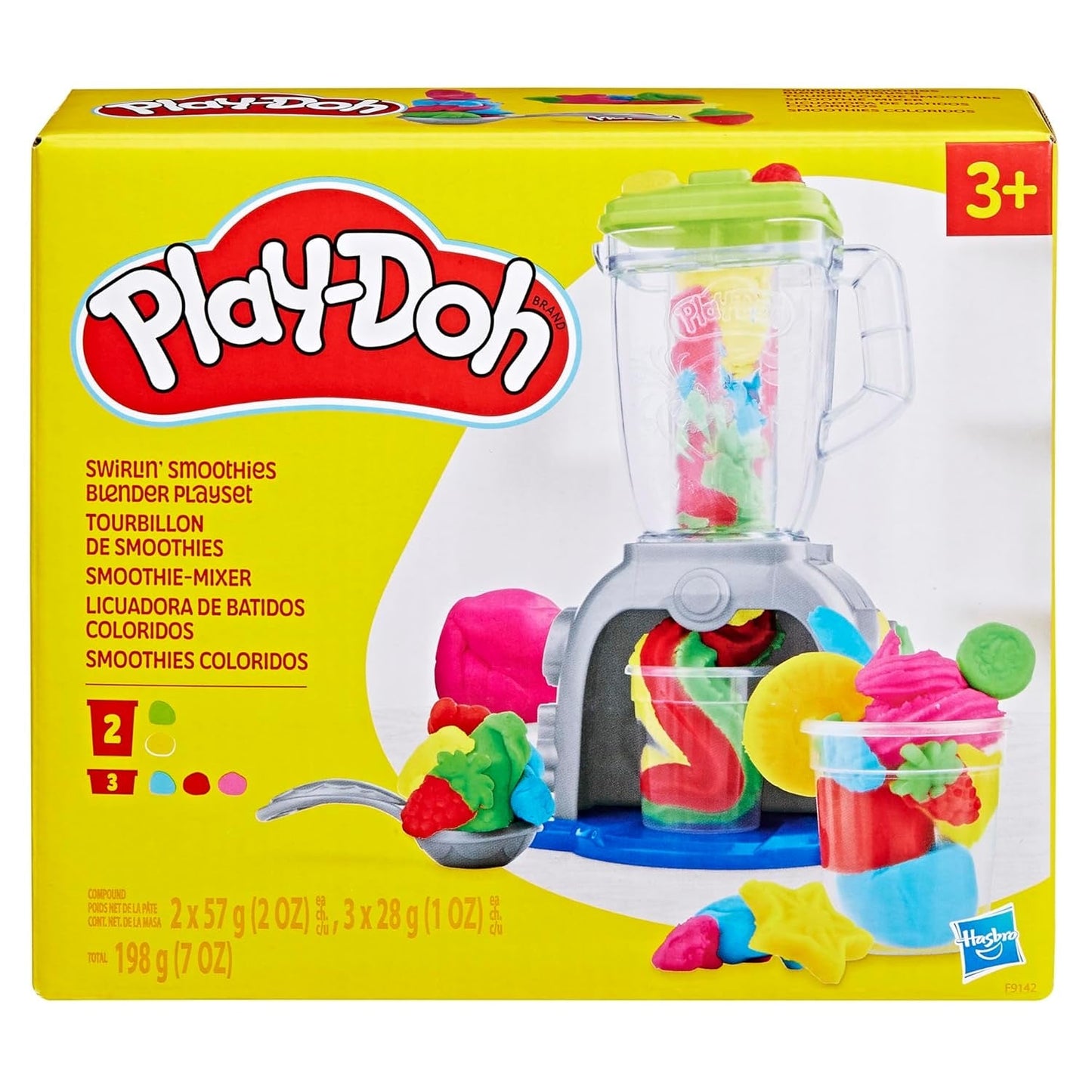Play-Doh Swirling Smoothies Blender Set || مجموعة طين صلصال بلاي دوه الخلاط