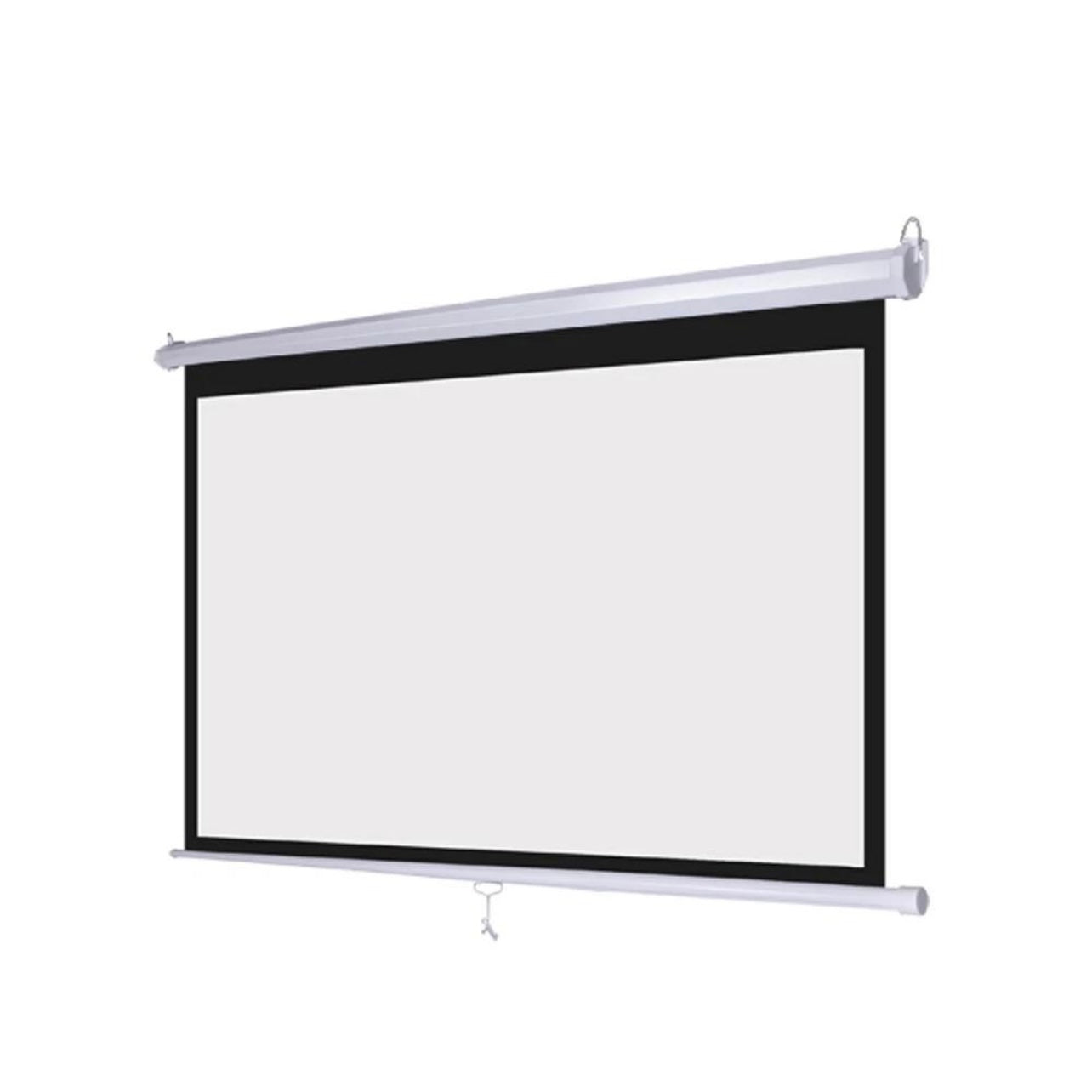 SMQ Projector screen mounted on the wall and ceiling 84" TELON || شاشة عرض بروجكتر تعليق علي الحائط والسقف 84” من تيلون