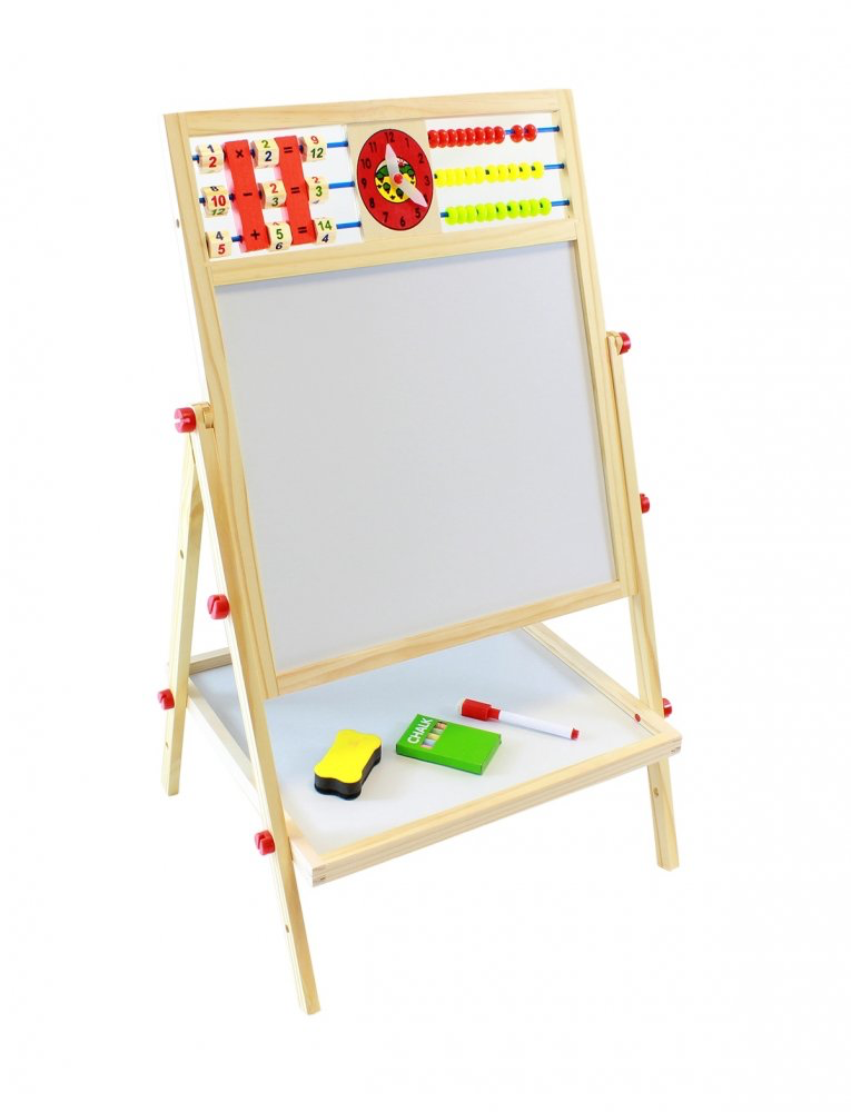 Multifunctional Double Sided Drawing Board || لوحة وجهين بلاك بورد و وايت بورد