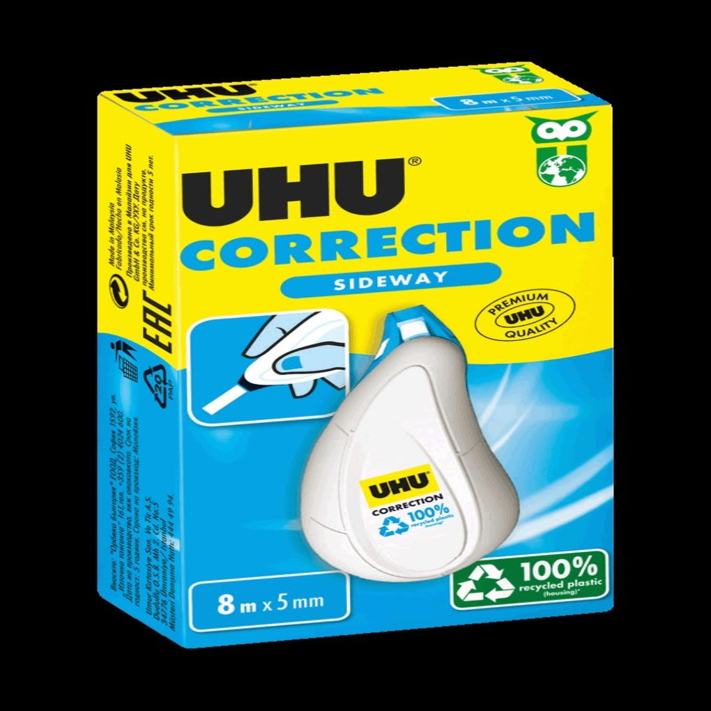 UHU CORRECTION ROLLER SIDEWAY || كوريكتور يوهو للتصحيح