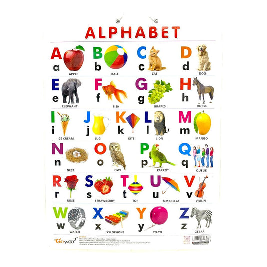 English Educational Posters Alphabets Capital and Small Letters || وسيلة انجليزي الاحرف الكبيرة والصغيرة
