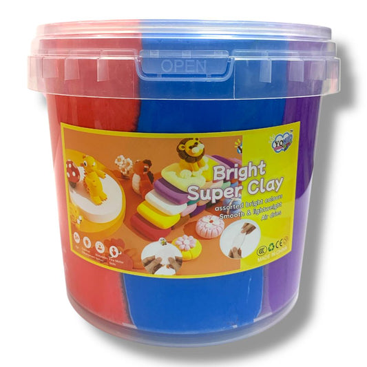 Bright Super Clay Light 2 kg || برايت سوبر كلاي لايت - صلصال خفيف يجف بالهواء 2 كيلوجرام