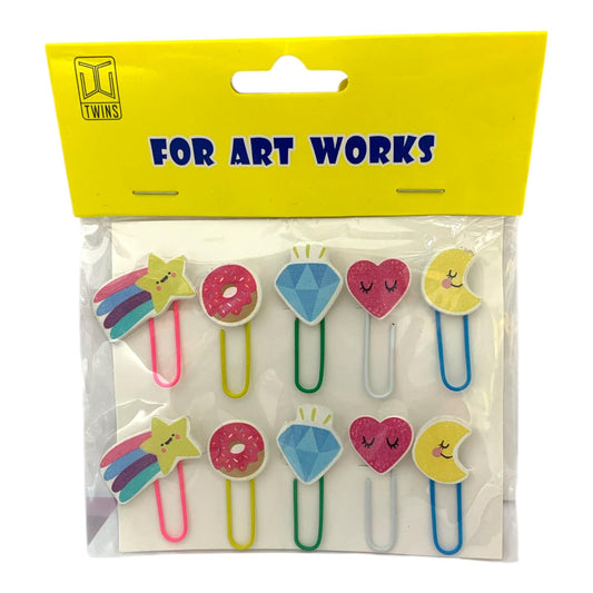 A&T Paper Clips || كليبس ورق ملون شخصيات اي اند تي