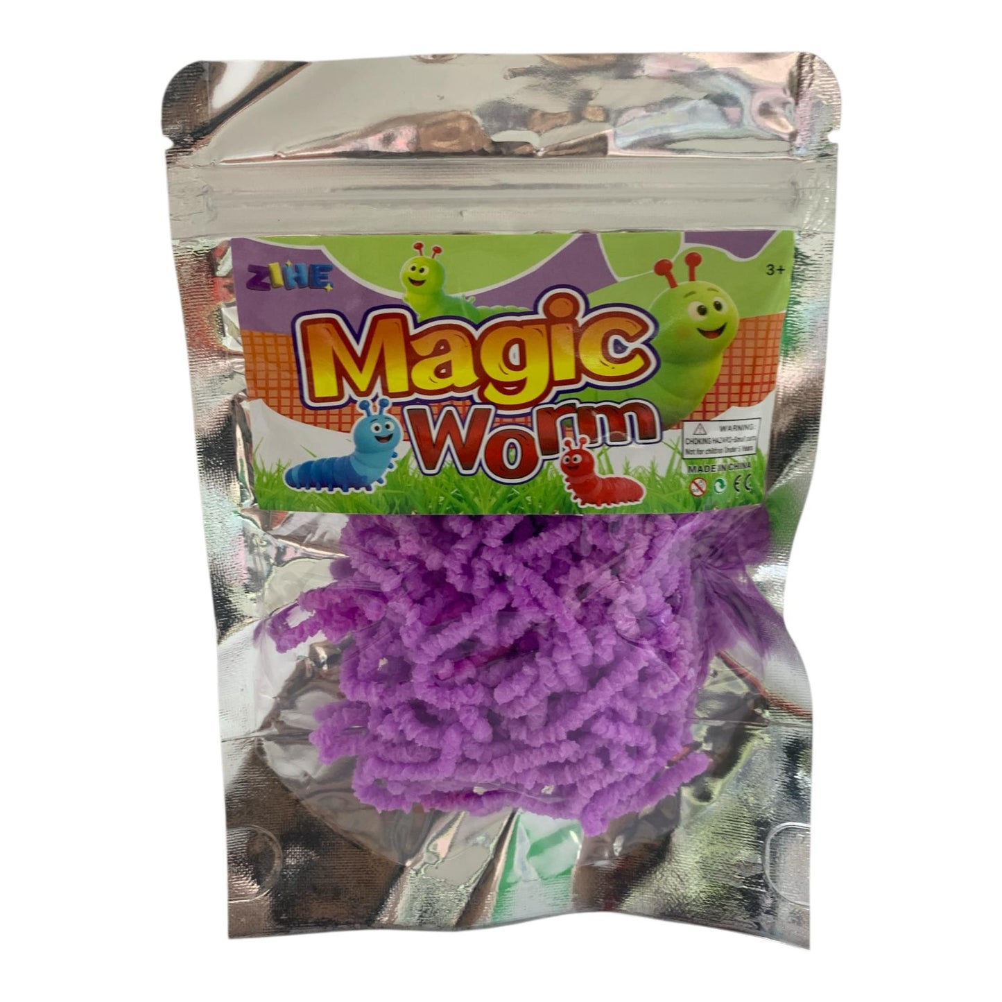 Magic Worm Slime Pack Purple || طين سحري اصابع باكيت توزيعات بنفسجي