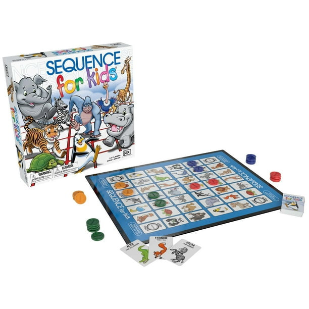 Sequence For Kids Board Game || لعبة سيكوينس للاطفال