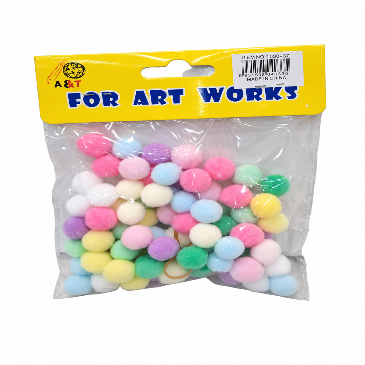 Pastel Cotton Small Size Pom Pom Balls || مجموعه قطن باستيل صغير