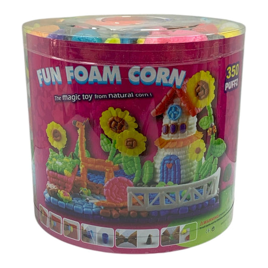Fun Foam Corn 350 Puffs #1 || لعبة تركيب بف الذرة ٣٥٠ حبة #١