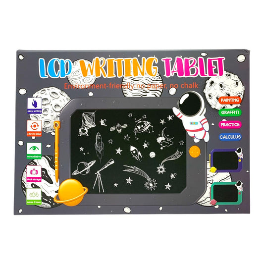 Black Astronaut LCD Writing Tablet Digital Note Board || لوح كتابة الفضائي لون اسود