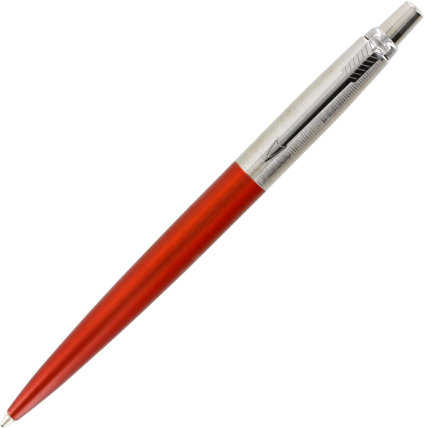 Parker Jotter Red Ballpoint Pens || قلم حبر باركر احمر كبس