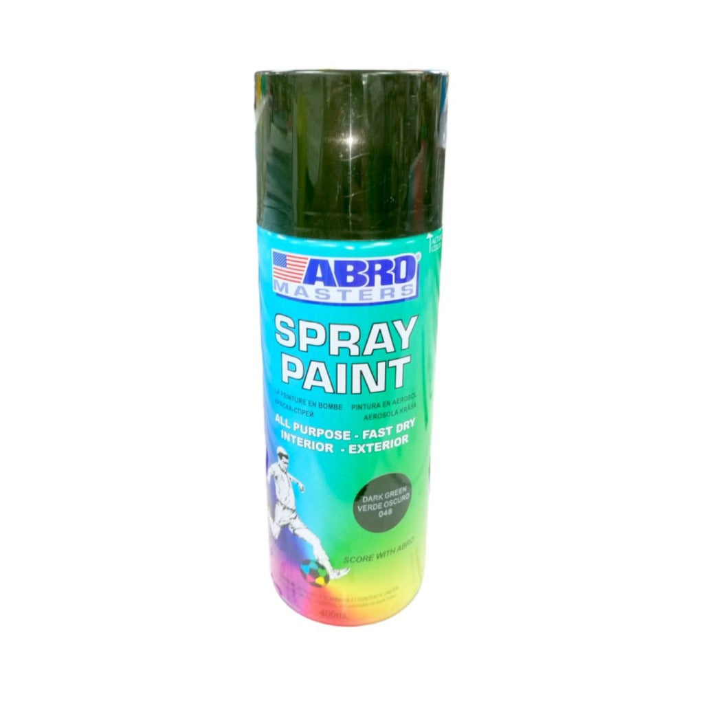 Abro Spray Paint Dark Green || دهان صبغ رش سبراي ابرو زيتي