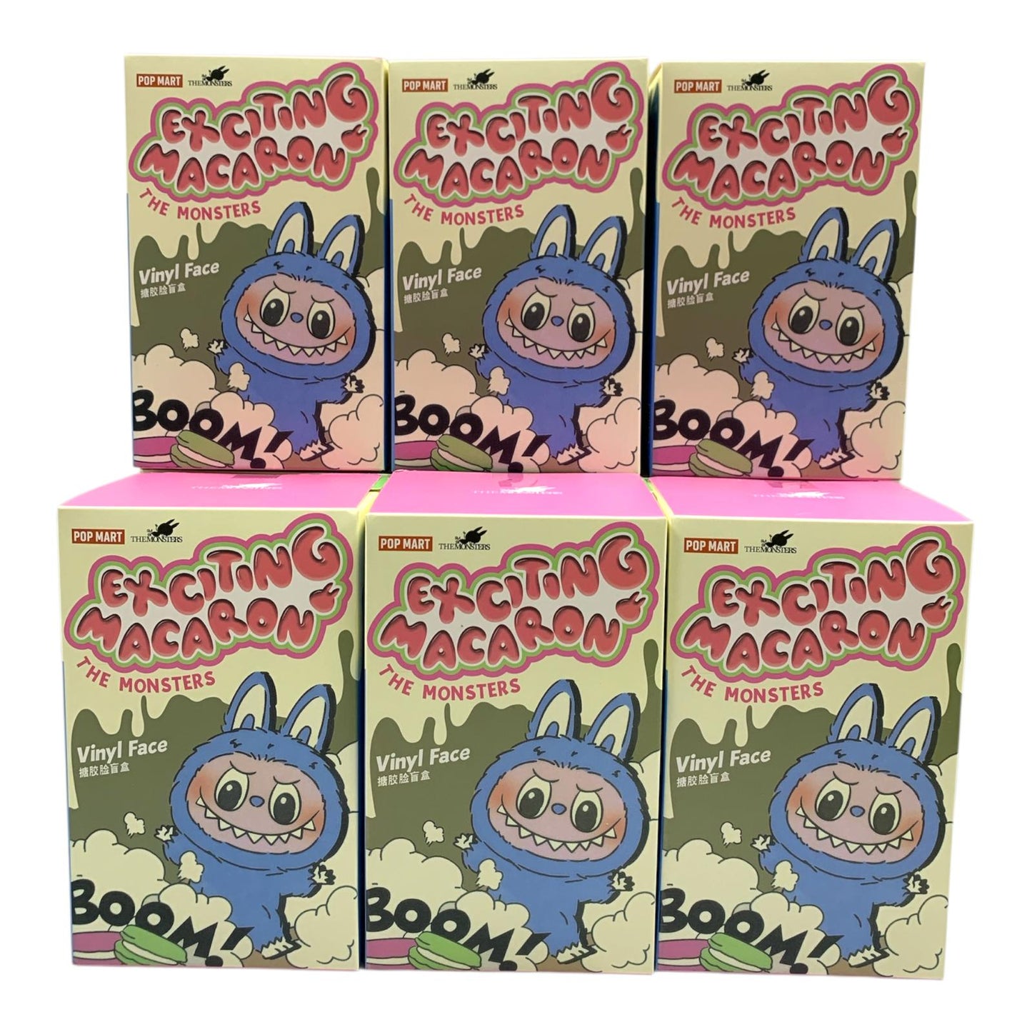 Labubu Mystery Box Exciting Macaron 6 Pack || كرتون لعبة لابوبو بوكس ٦ حبة