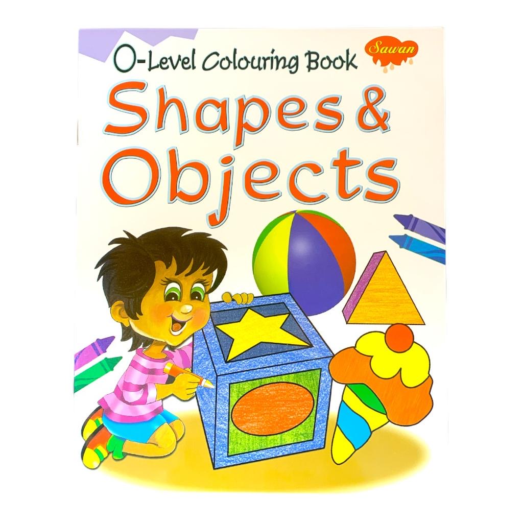 Objects and Shapes Coloring Book By Sawan || دفتر تلوين للاطفال الأشكال والأشياء