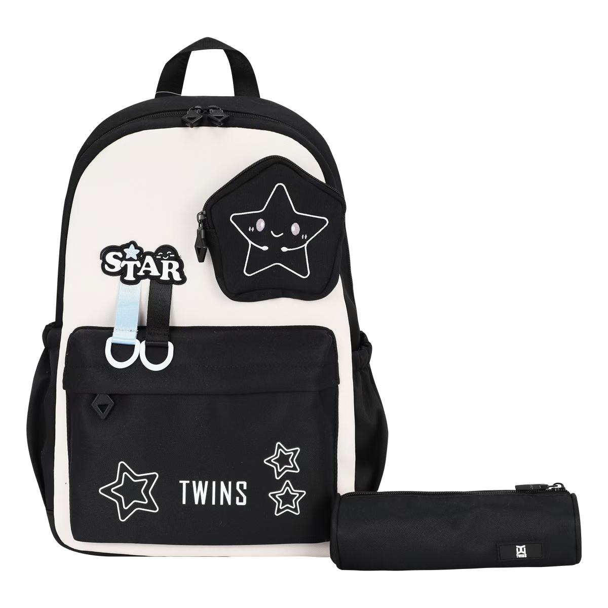 Twins Back to School Backpack Set 2 Pcs # 11 || مجموعة العودة الى المدرسة توينز ٢ قطعة جنطة ظهر و مقلمة #11