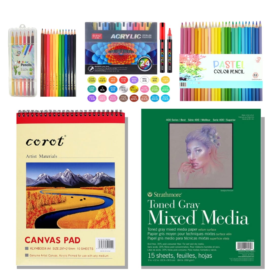 Mix Media Art Offer || مجموعة الميكس ميديا