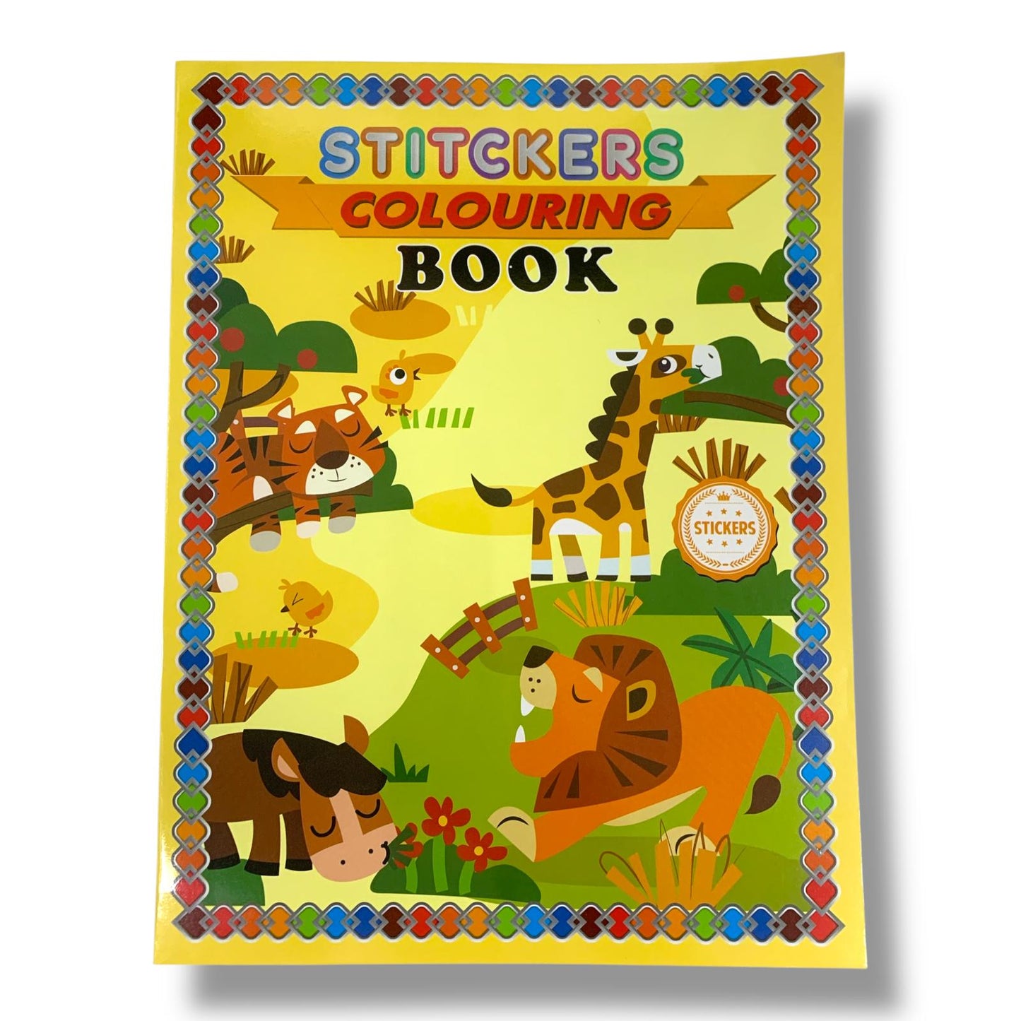 Stickers Coloring Book Animals || دفتر تلوين و ستيكرات حيوانات