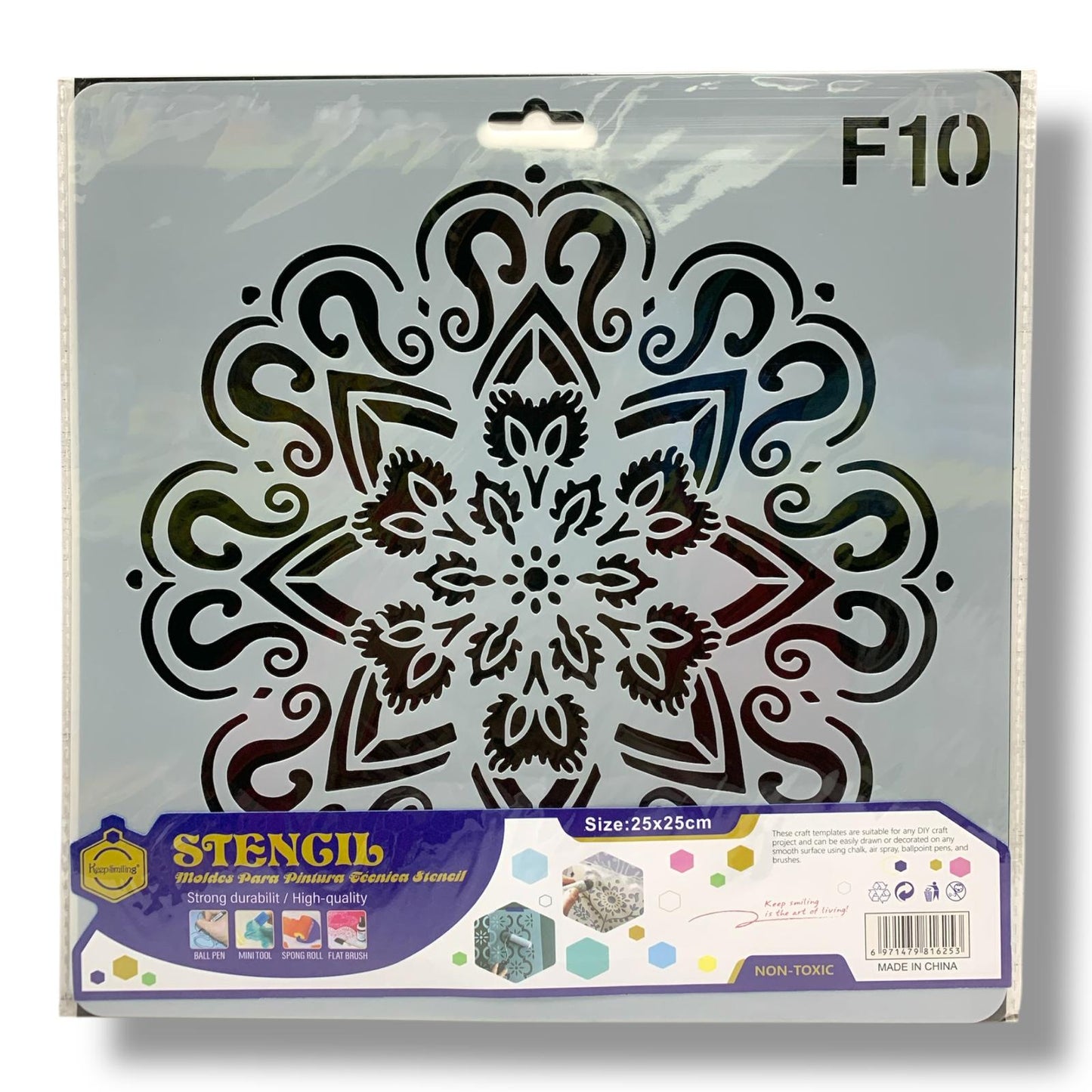 Stencil 25 Cm F10 || ستنسل 25 سم