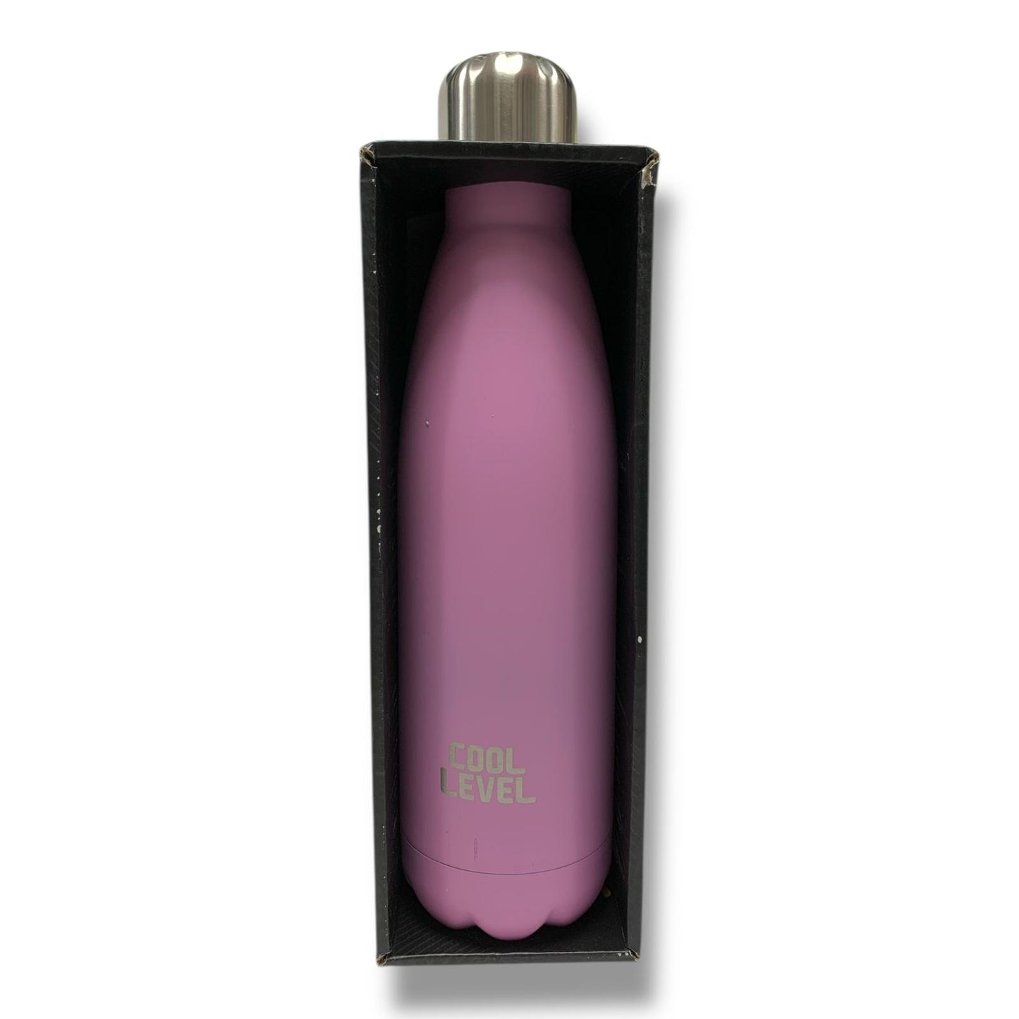Cool Level Water Bottle 500 ml Double Steel Insulated lavender Steel || مطارة ماء كول ليفيل دبل ستيل عازلة للحرارة و البرودة 500 مل خزامى ستييل