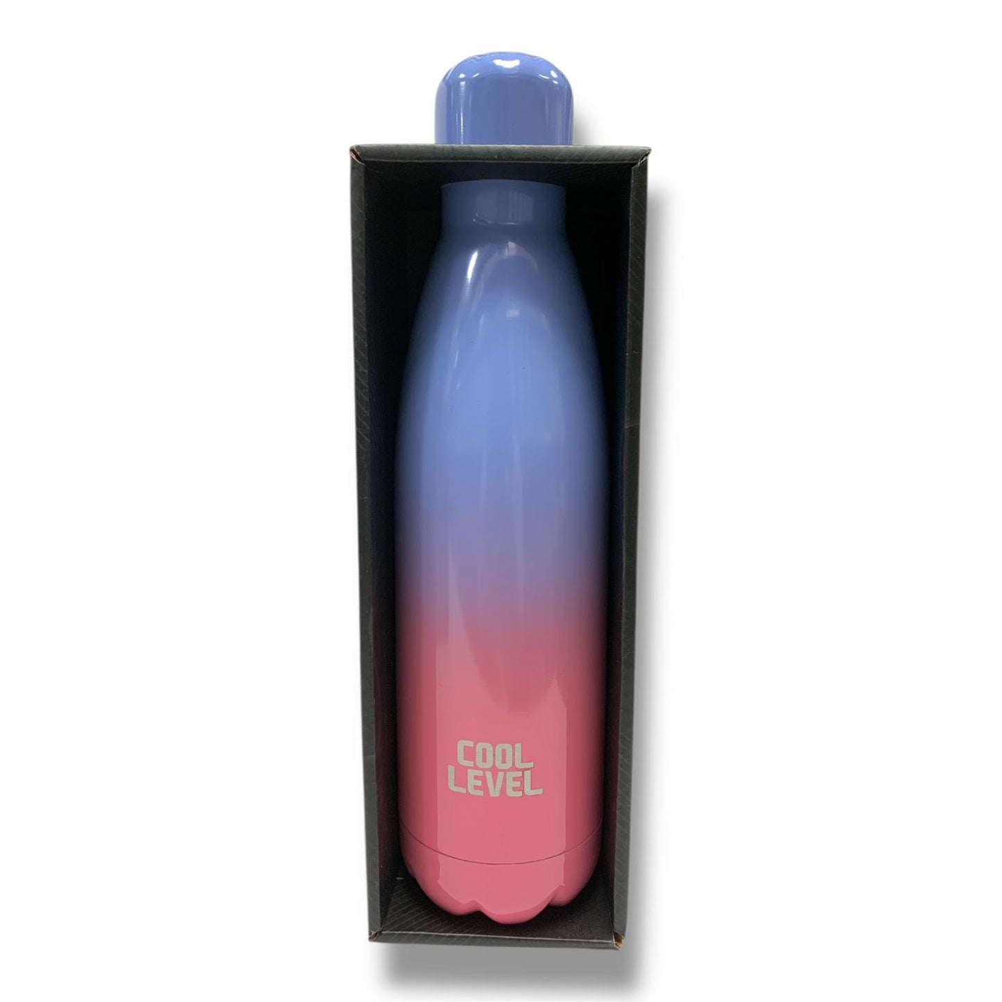 Cool Level Water Bottle 500 ml Double Steel Insulated Gradient 1 || مطارة ماء كول ليفيل دبل ستيل عازلة للحرارة و البرودة 500 مل مدرج 1