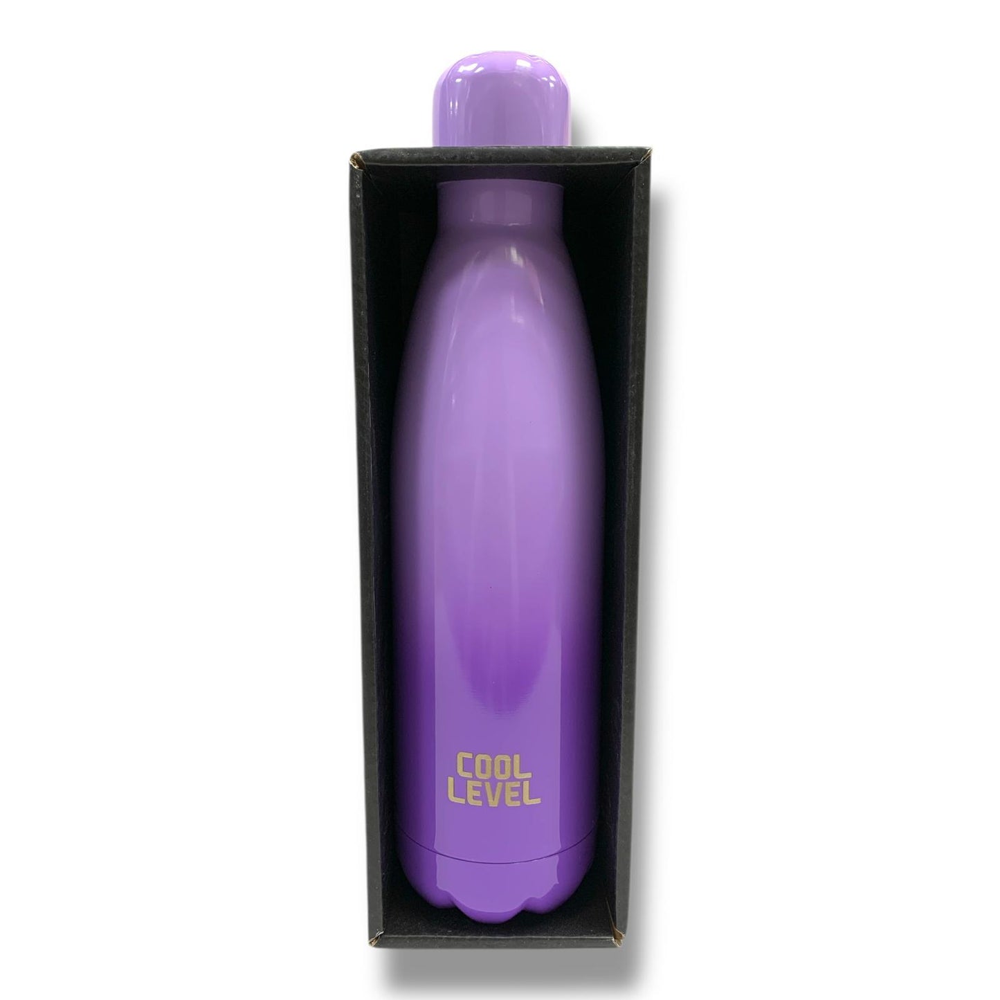 Cool Level Water Bottle 500 ml Double Steel Insulated Lavender || مطارة ماء كول ليفيل دبل ستيل عازلة للحرارة و البرودة 500 مل خزامى