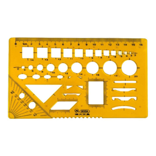 Engineering Heating Ventilation Ruler || مسطرة هندسية رموز تكييف و تبريد