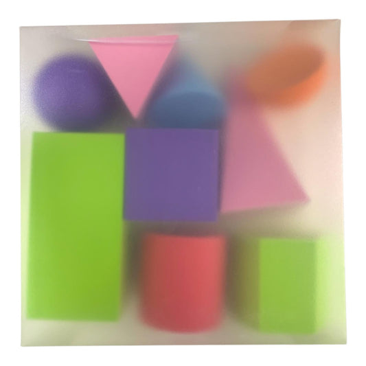 A&T 3D Foam Sponge Shapes 9 Pcs || اشكال هندسية فوم ثلاثي الابعاد 9 حبة