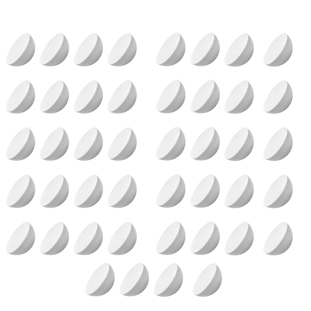 A&T Half Ball Foam Pack 44 PCS Small Size 3 cm || انصاف كرات فلين اي اند تي ٤٤ حبة حجم 3 سم صغير