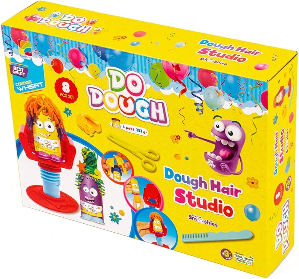 Do Dough 8 Pc Set Hair Studio || مجموعة طين صلصال دو دوه ٨ قطعة