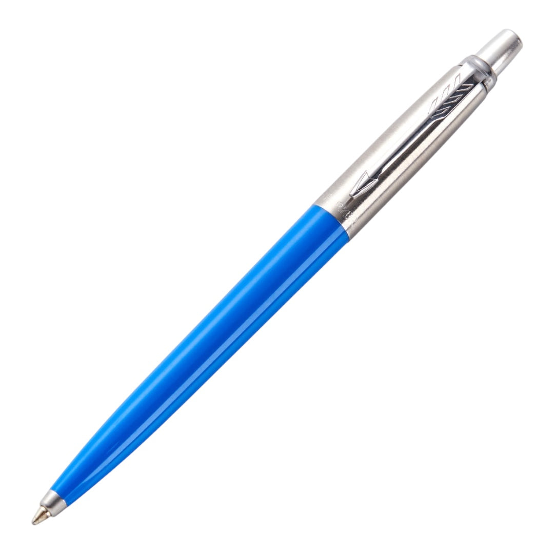 Parker Jotter Blue Ballpoint Pens || قلم حبر باركر ازرق كبس