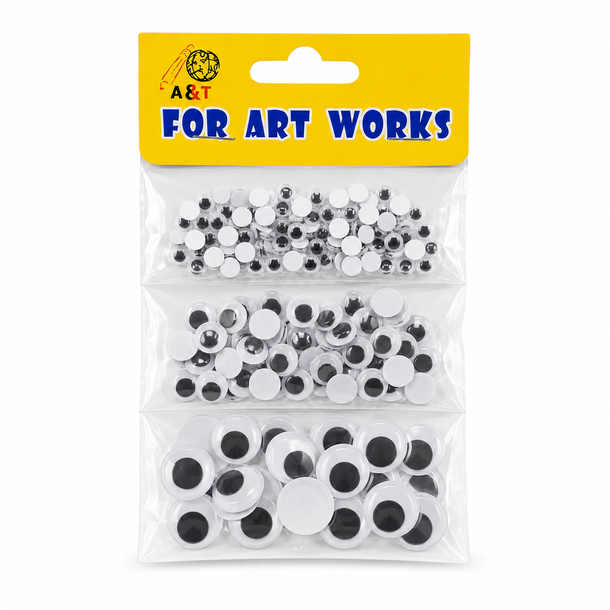 Googly Eyes 3 Size Pack || باكيت عيون بلاستيك ٣ احجام