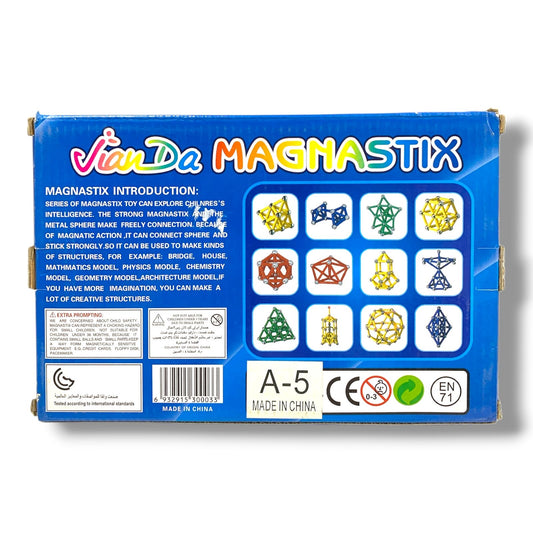 Magnasticks Game 103 Pcs || لعبة مغناطيسات ماغنا ستيكس ١٠٣ حبة