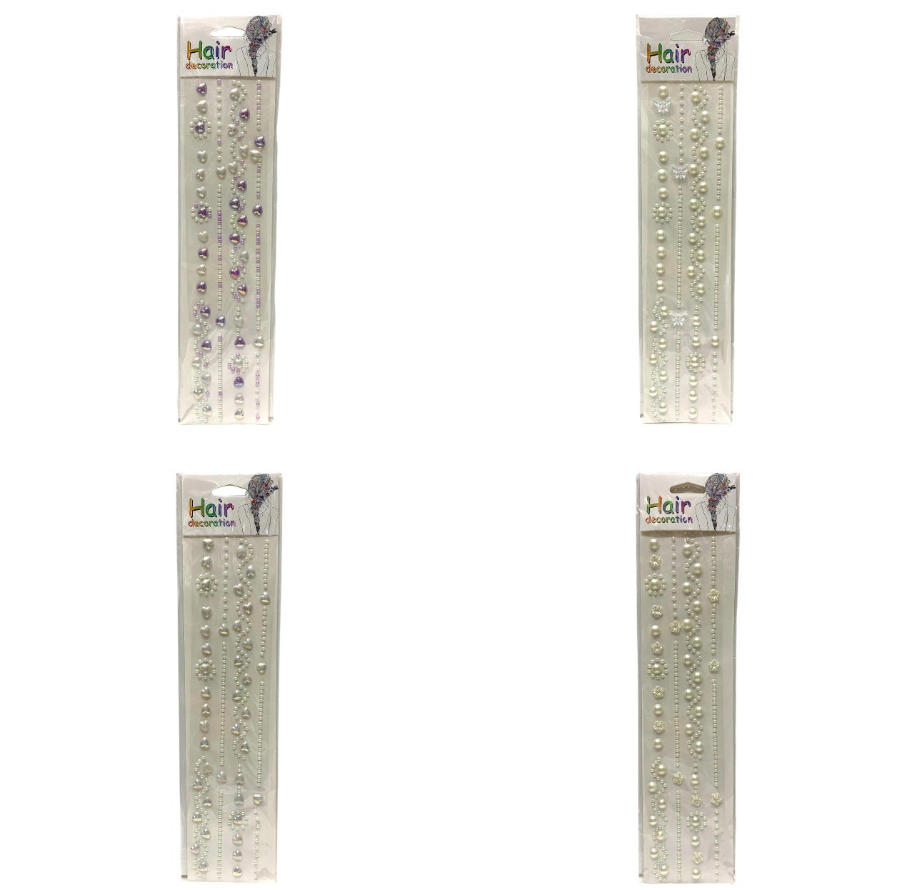 Hair Decoration Stickers Assorted Models || ستيكرات للشعر موديلات متنوعة