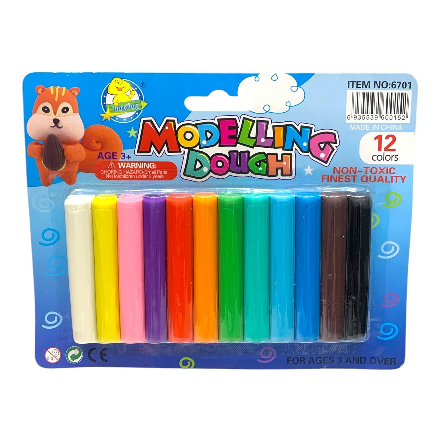 Modeling Dough 12 Colors || طين صلصال ١٢ لون