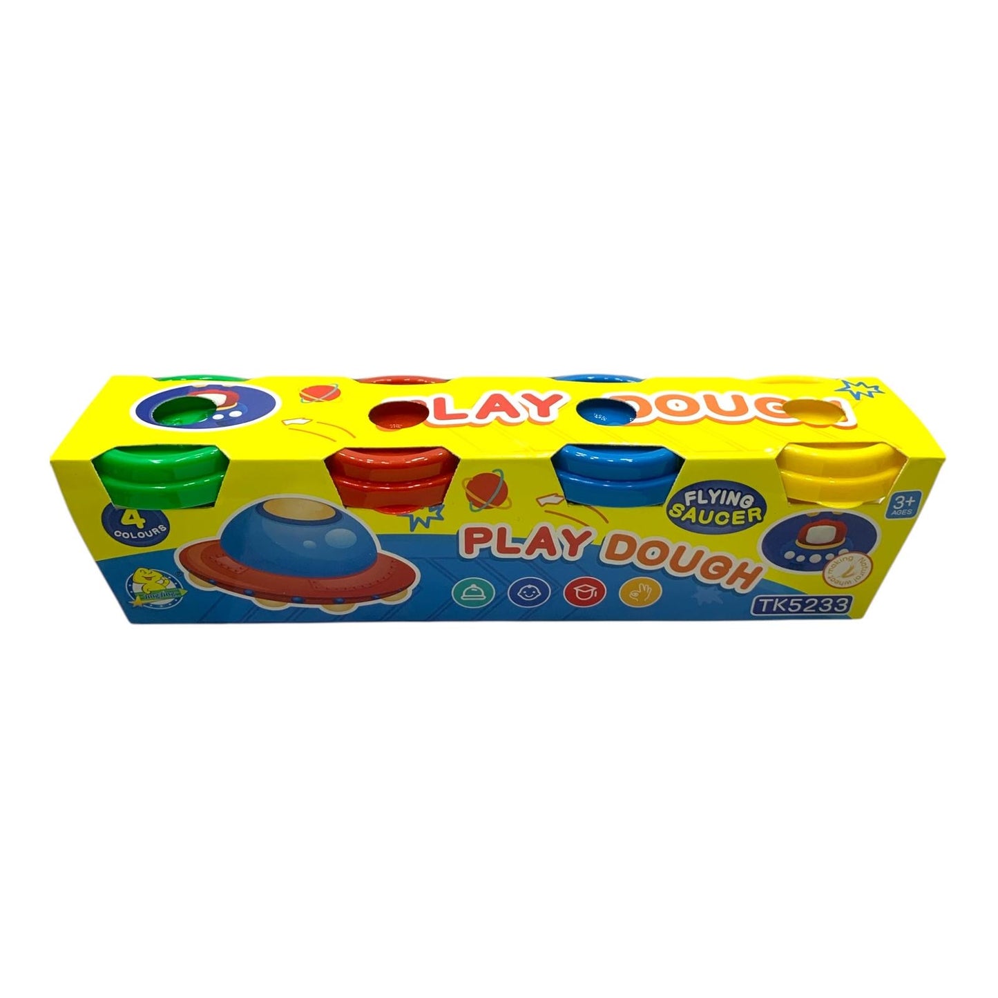 Play Dough Pack 4 Colors || طين صلصال بعلبة ٤ لون