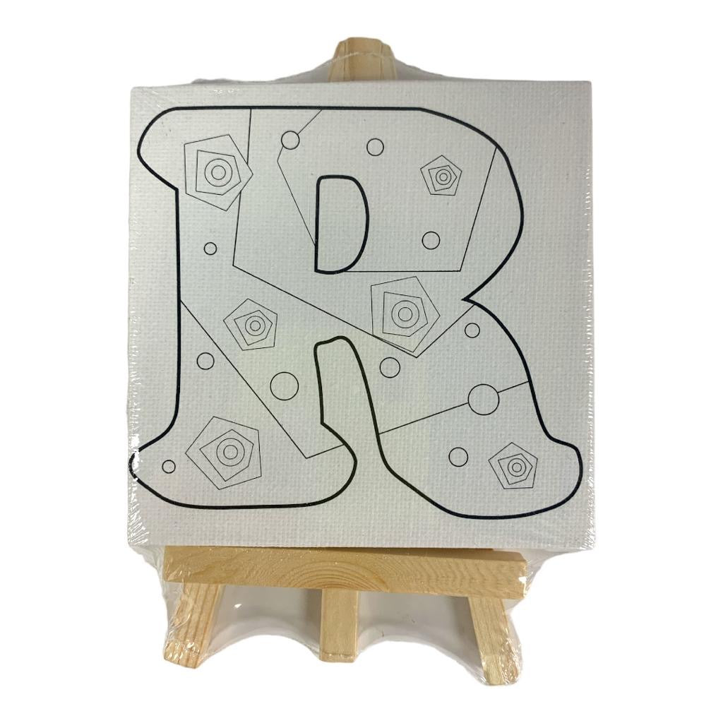 English Alphabet Printed Canvas 10 x 10 cm 27 pcs Set || مجموعة لوحات رسم كانفاس احرف انجليزية ١٠*١٠ سم ٢٧ حبة